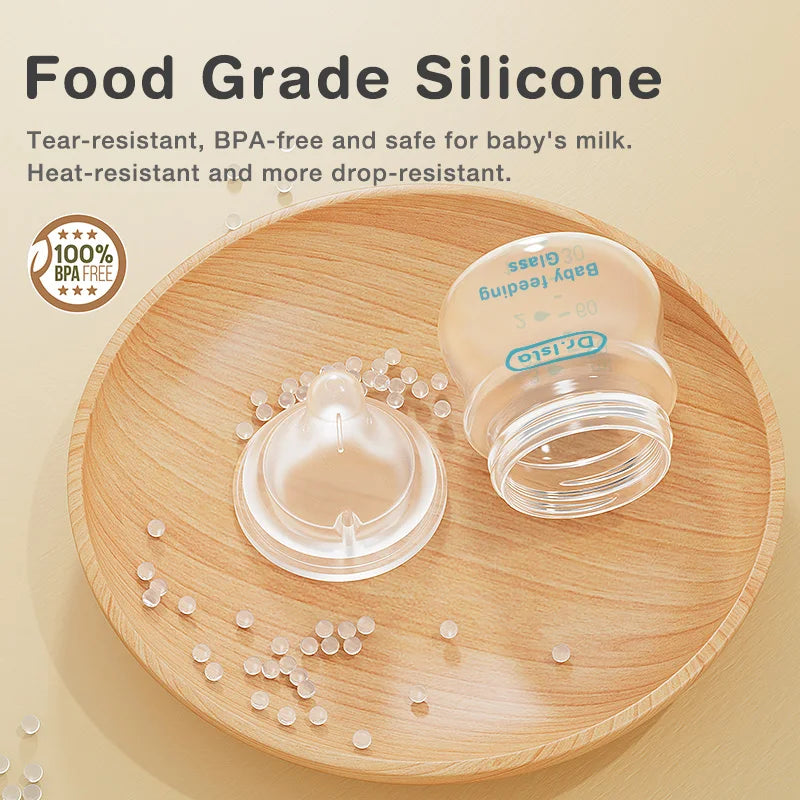 MAMIJOY 1PCS Newborn Feeding Bottles 90ML/160ML Baby Bottle Glass Bottles Anti-flatulence Milk Feeding Bottles Infant BPA free