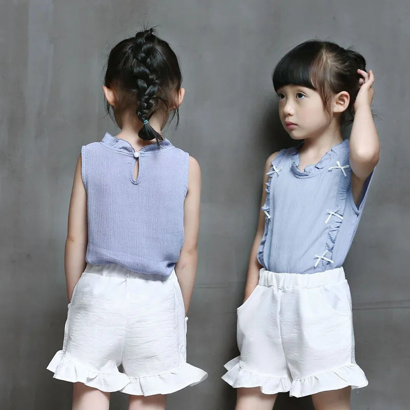 Toddler Girl Summer Clothing Set Baby Girls Printed T-shirt + Short Pants Outfit Infant Kids' Fashion Clothes 0-5 Years