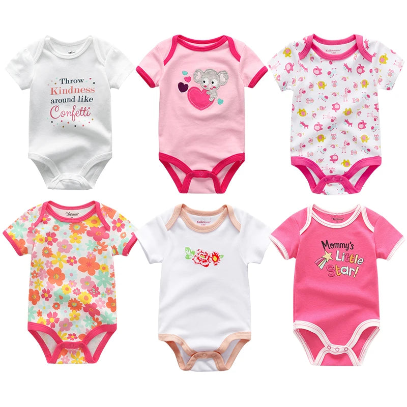 Newborn Fall Clothes Baby Boy Jumpsuit Cartoon Print Infant Bodysuit 0-24 Months Girl Toddler Romper Wholesale Cheap Stuff