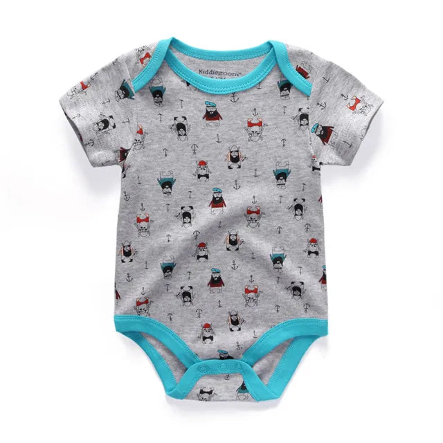 Newborn Fall Clothes Baby Boy Jumpsuit Cartoon Print Infant Bodysuit 0-24 Months Girl Toddler Romper Wholesale Cheap Stuff