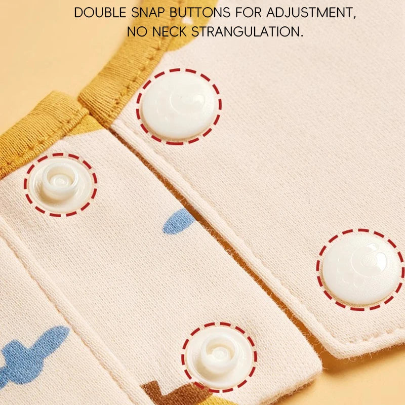 3Pcs Waterproof Bibs for Infants Embroidered Pattern Baby Bibs Comfortable Newborns Bibs Comfortable Cotton Bibs Gift