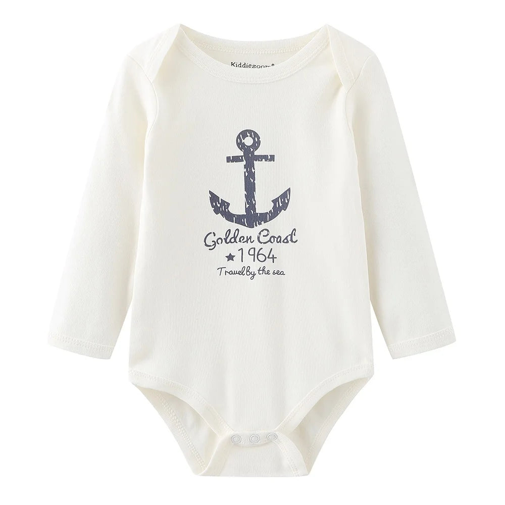 Newborn Fall Clothes Baby Boy Jumpsuit Cartoon Print Infant Bodysuit 0-24 Months Girl Toddler Romper Wholesale Cheap Stuff