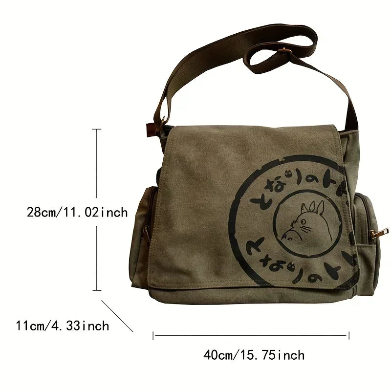 Women's Canvas Shoulder Bag Large Capacity Crossbody Bag